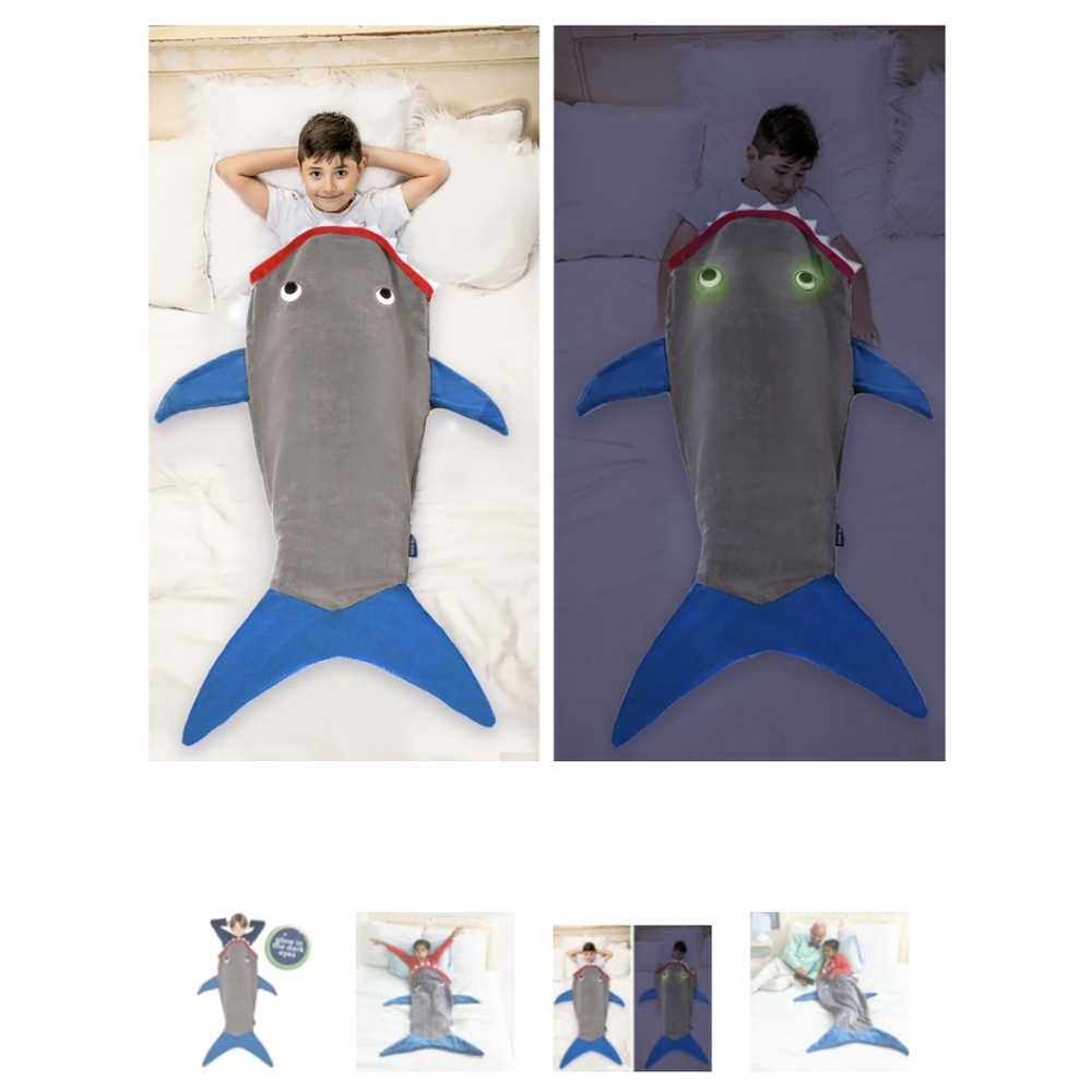 Blankie tails glow in the dark shark
